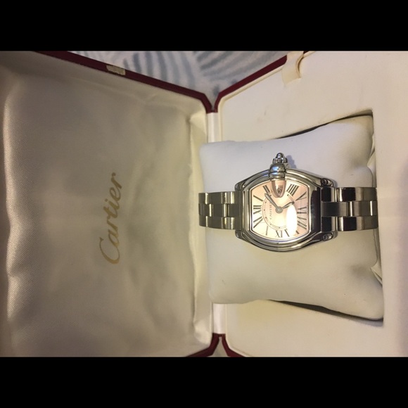 Cartier Accessories - Cartier roadster stainless steel watch.